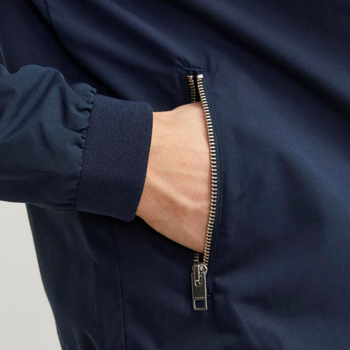 ⁦JACK & JONES BOMBER JOMER BOMBER BLEU NUIT⁩ - الصورة ⁦5⁩